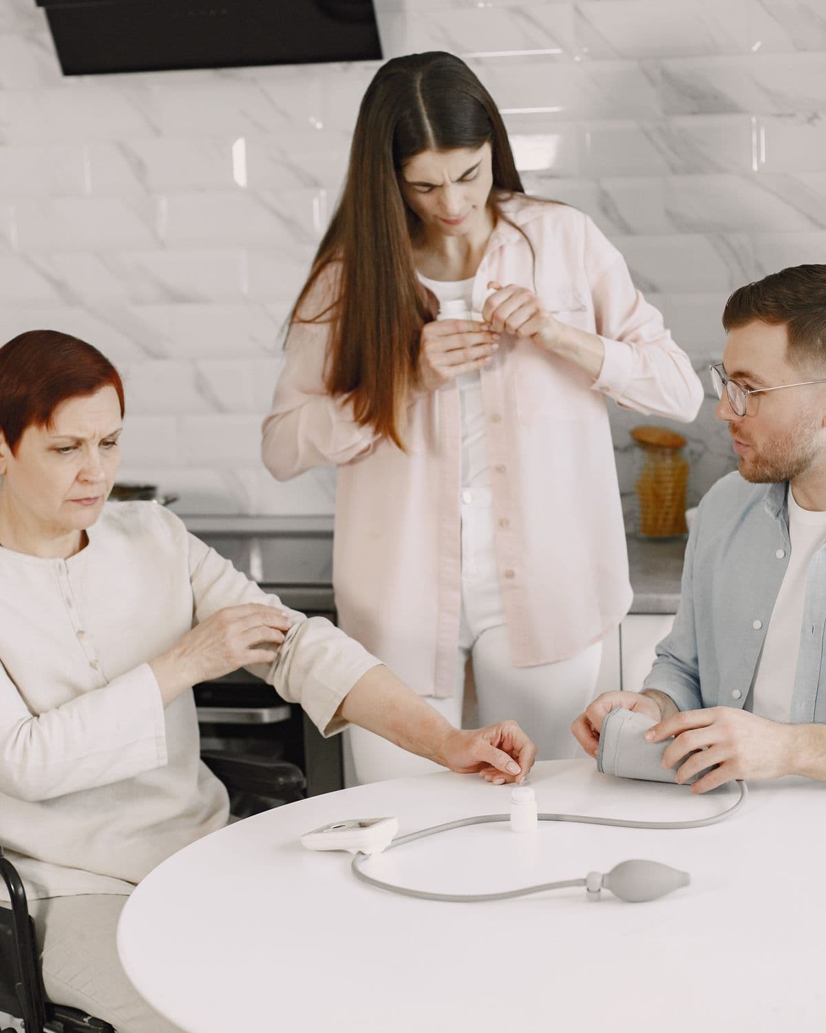A carer offering steady, supportive care at home